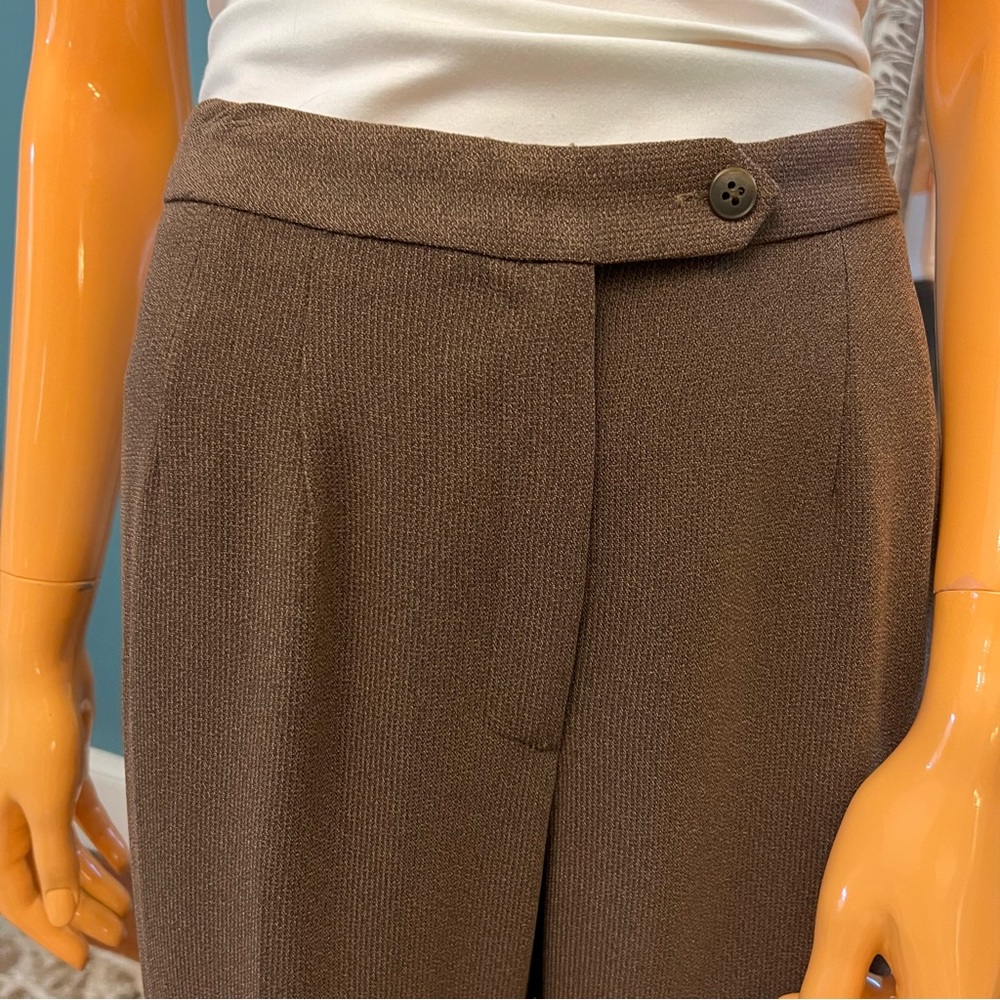 GIANNI Y2K Soft Chocolate Brown Career Pants - Picture 3 of 6